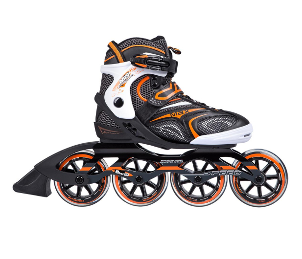 Nils Extreme Łyżworolki Czarno-Pomarańczowe rozmiar 40 - 1107692 - zdjęcie